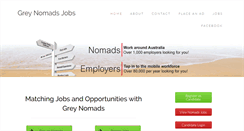 Desktop Screenshot of greynomadsjobs.com